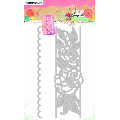 StudioLight Say It With Flowers Cutting Dies - Floral Border